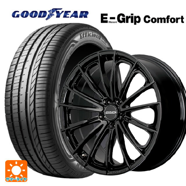 225/45R18 95W XL グッドイヤー エフィシェントグリップ コンフォート レイズ RS ヴォウジェ SE BXZ 18-7J 国産車用 サマータイヤホイール4本セット