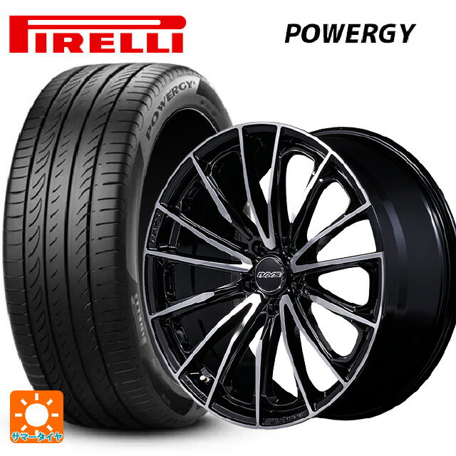 215/45R17 91W XL ピレリ パワジー 正規品 レイズ ベルサス ヴォウジェ SE スペックM BAZ 17-7J 国産車用 サマータイヤホイール4本セット