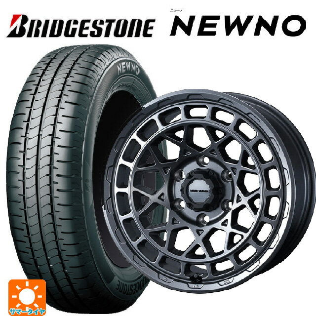 155/65R14 75H ブリヂストン ニューノ 正規品 # ウェッズ マッドヴァンス X タイプM マットガンメタ 14-4.5J 国産車用 サマータイヤホイール4本セット