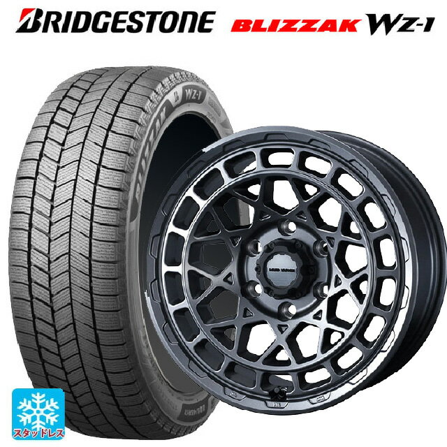 2025年製 215/60R17 96Q ブリヂストン ブリザック WZ1 正規品 # ウェッズ マッドヴァンス X タイプM マットガンメタ 17-7J 国産車用 スタッドレスタイヤホイール4本セット
