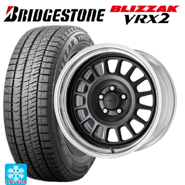 【6/15〜16限定 全品P5倍＆クーポン】215/45R17 87Q ブリヂストン ブリザック VRX2 正規品 ワーク シーカー FD MBL 17-7J 国産車用 スタッドレスタイヤホイール4本セット
