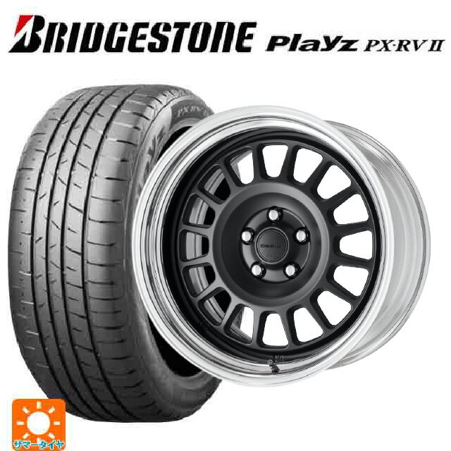 【6/22 20時〜 全品P5倍＆クーポン】215/50R17 95V XL ブリヂストン プレイズ PX-RV2 正規品 # ワーク シーカー FD MBL 17-7J 国産車用 サマータイヤホイール4本セット
