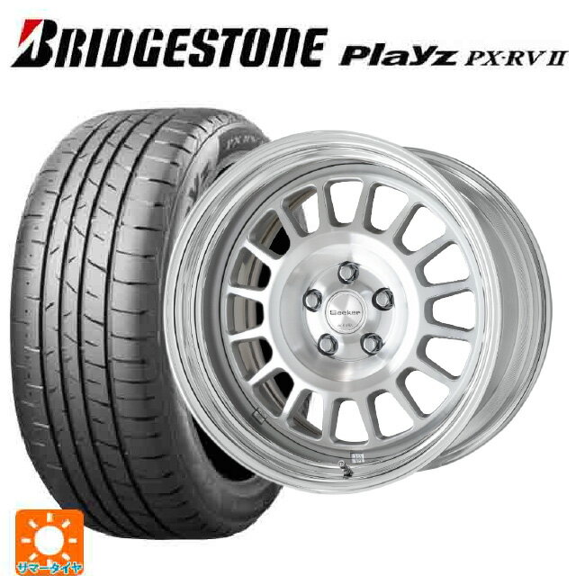 【6/11 1:59迄 全品ポイント5倍】215/45R18 93W XL ブリヂストン プレイズ PX-RV2 正規品 # ワーク シーカー FD MSP 18-7.5J 国産車用 サマータイヤホイール4本セット