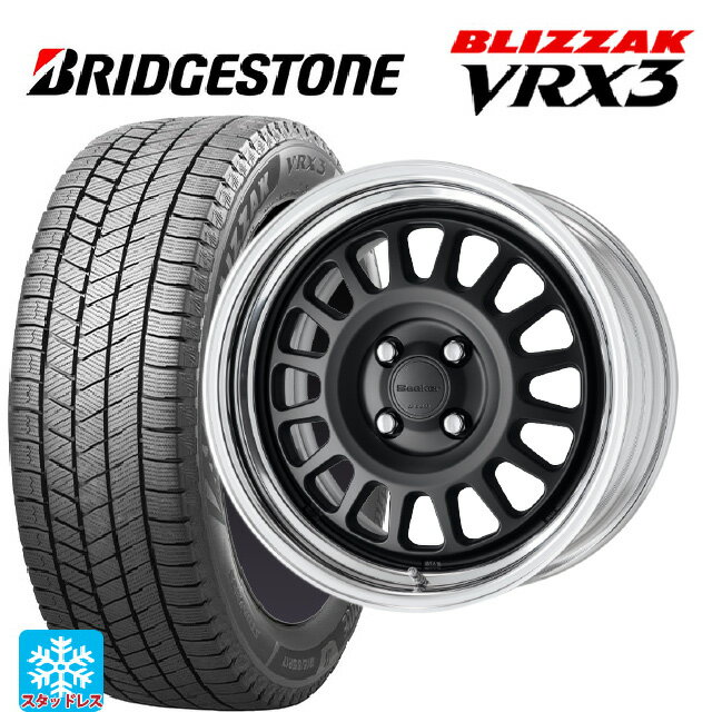 【10/27 10：59迄 全品P5倍＆クーポン】205/45R17 84Q ブリヂストン ブリザック VRX3 正規品 ワーク シーカー FD MBL 17-7J 国産車用 スタッドレスタイヤホイール4本セット