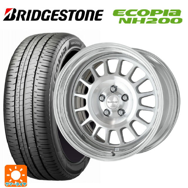 【6/11 1:59迄 全品ポイント5倍】215/45R17 91W XL ブリヂストン エコピア NH200 正規品 # ワーク シーカー FD MSP 17-7J 国産車用 サマータイヤホイール4本セット