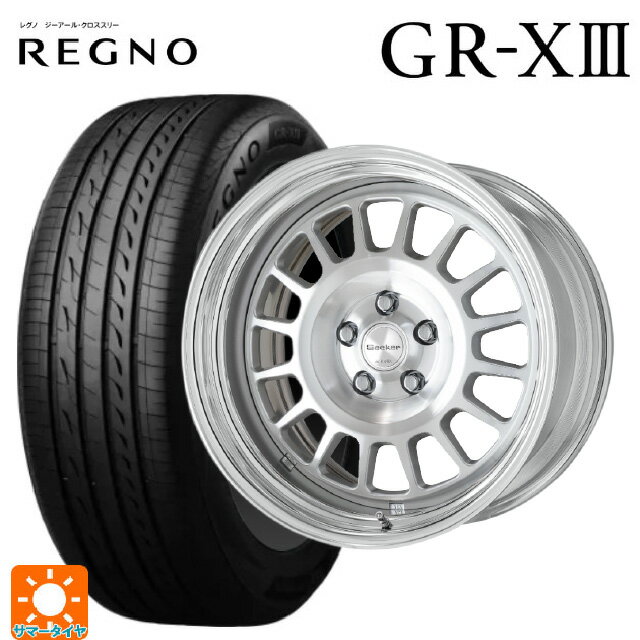【6/11 1:59迄 全品ポイント5倍】215/45R18 93W XL ブリヂストン レグノ GR-X3 正規品 # ワーク シーカー FD MSP 18-7.5J 国産車用 サマータイヤホイール4本セット