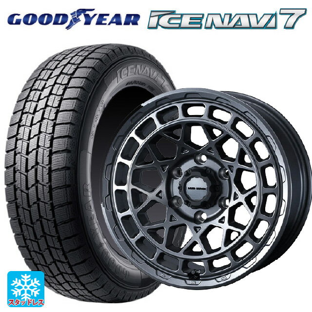 165/55R14 72Q グッドイヤー アイスナビ7(数量限定) # ウェッズ マッドヴァンス X タイプM マットガンメタ 14-4.5J 国産車用 スタッドレスタイヤホイール4本セット