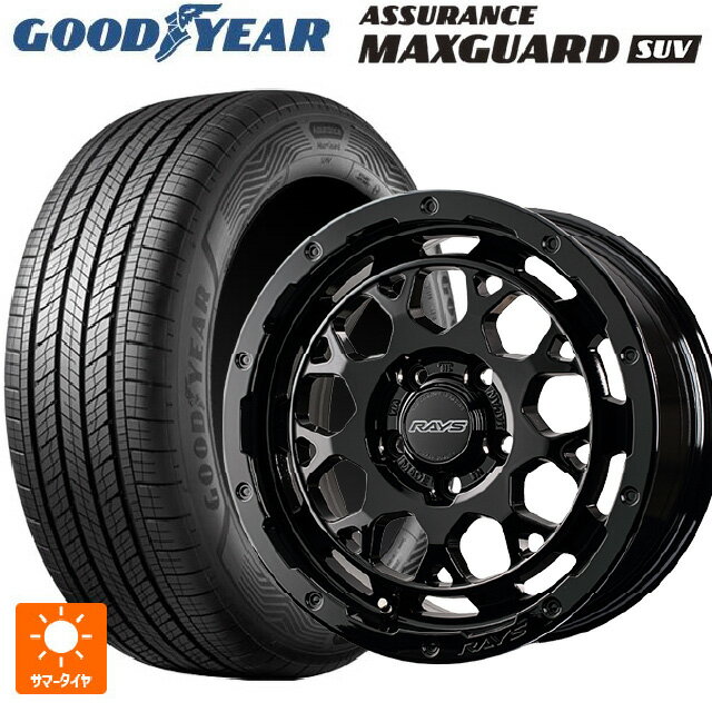 215/70R16 100H グッドイヤー アシュアランス マックスガード SUV レイズ RS M9プラス BXZ 16-7J 国産車用 サマータイヤホイール4本セット