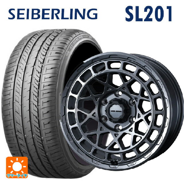 205/60R16 92H セイバーリング セイバーリング SL201(ブリヂストン工場生産） ウェッズ マッドヴァンス X タイプM マットガンメタ 16-7J 国産車用 サマータイヤホイール4本セット