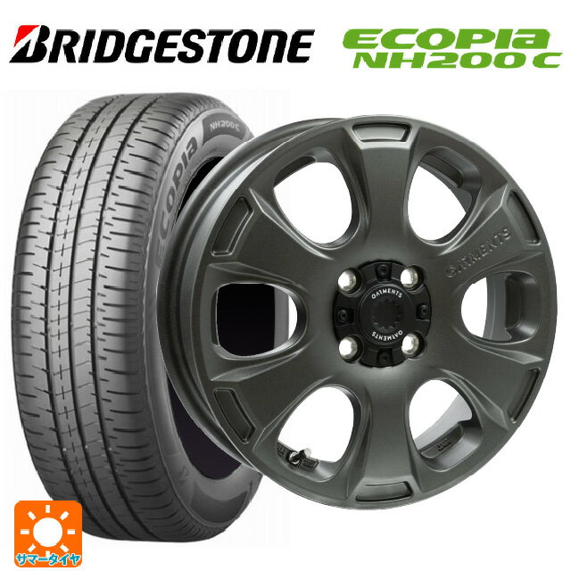 【6/11 1:59迄 全品ポイント5倍】165/65R14 79S ブリヂストン エコピア NH200C 正規品 ウェッズ クロスオーバー ガーメンツ スタイルA サンドガンメタ 14-4.5J 国産車用 サマータイヤホイール4本セット