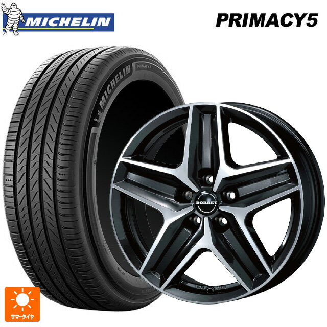 メルセデスベンツ Vクラス(W447)用 245/45R18 100W XL ミシュラン プライマシー5 正規品 ティーエーエス ボルベット タイプ CWZ ミストラルアンスラサイトグロッシーポリッシュ 新品サマータイヤホイール 4本セット