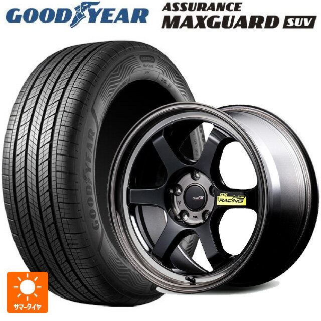 245/65R17 111H XL グッドイヤー アシュアランス マックスガード SUV エムアイディー MIDレーシング R06 ブラッククリアポリッシュ 17-7.5J 国産車用 サマータイヤホイール4本セット