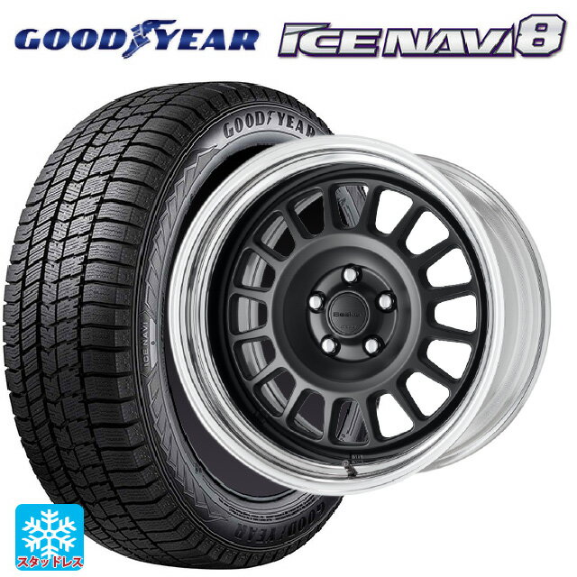 【6/20限定 全品P5倍＆クーポン】205/50R17 93Q XL グッドイヤー アイスナビ8 ワーク シーカー FD MBL 17-7J 国産車用 スタッドレスタイヤホイール4本セット