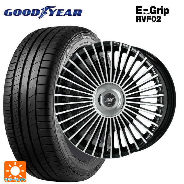 レクサス LBX(10系)用 245/40R20 99W XL グッドイヤー エフィシェントグリップ RVF02 ワーク イミッツ シュトラール BP 新品サマータイヤホイール 4本セット