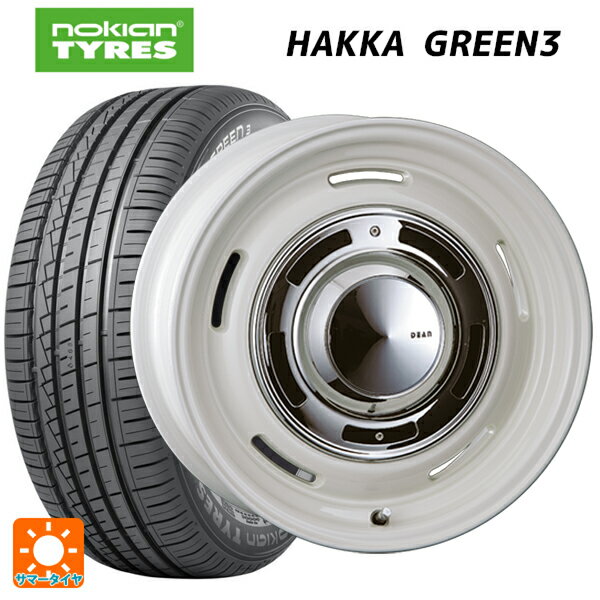 【6/15〜16限定 全品P5倍＆クーポン】ルノー カングー(KFK系)用 205/60R16 96V XL ノキアン ハッカ グリーン3 クリムソン ディーン クロスカントリー マーガレットホワイト 新品サマータイヤホイール 4本セット