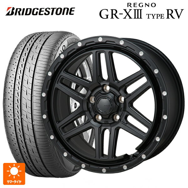 205/55R16 91V ブリヂストン レグノ GR-X3 タイプ RV 正規品 # ジャパン三陽 ハイブロック エルデ Satin Black/Milling 16-7J 国産車用 サマータイヤホイール4本セット