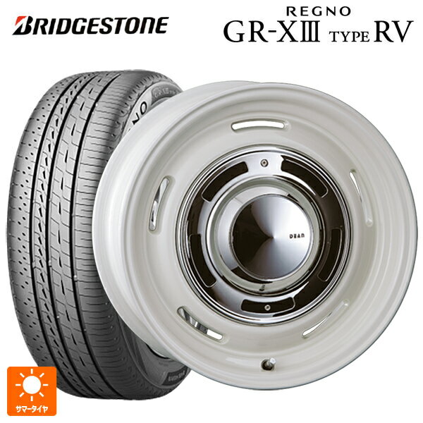 【6/22 20時〜 全品P5倍＆クーポン】205/60R16 96H XL ブリヂストン レグノ GR-X3 タイプ RV 正規品 # クリムソン ディーン クロスカントリー マーガレットホワイト 16-6.5J 国産車用 サマータイヤホイール4本セット