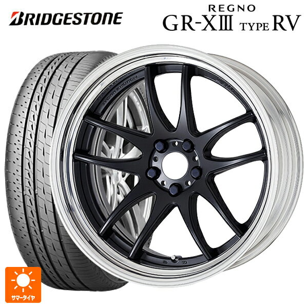【6/22 20時〜 全品P5倍＆クーポン】225/65R17 102H ブリヂストン レグノ GR-X3 タイプ RV 正規品 # ワーク エモーション CR 2P MBL 17-7J 国産車用 サマータイヤホイール4本セット