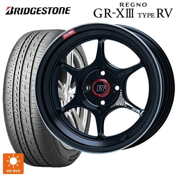 225/50R18 95V ブリヂストン レグノ GR-X3 タイプ RV 正規品 エンケイ パフォーマンスライン PF06 マシニングブラック 18-7.5J 国産車用 サマータイヤホイール4本セット