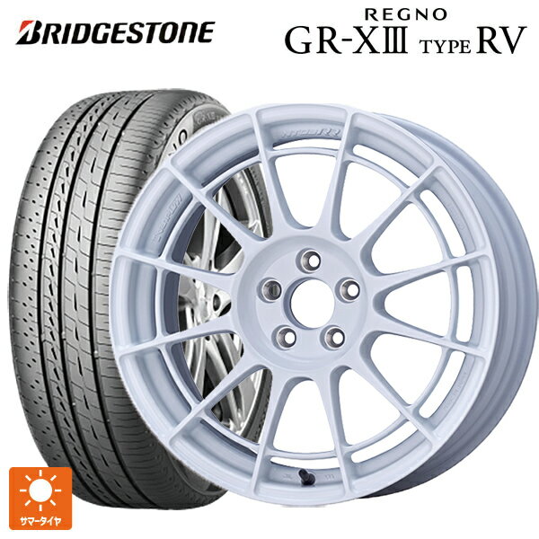 215/50R17 95V XL ブリヂストン レグノ GR-X3 タイプ RV 正規品 # エンケイ レーシングレボリューション NT03RR For GR86 / BRZ Cup（NTR1775445100W） W 17-7.5J 国産車用 サマータイヤホイール4本セット
