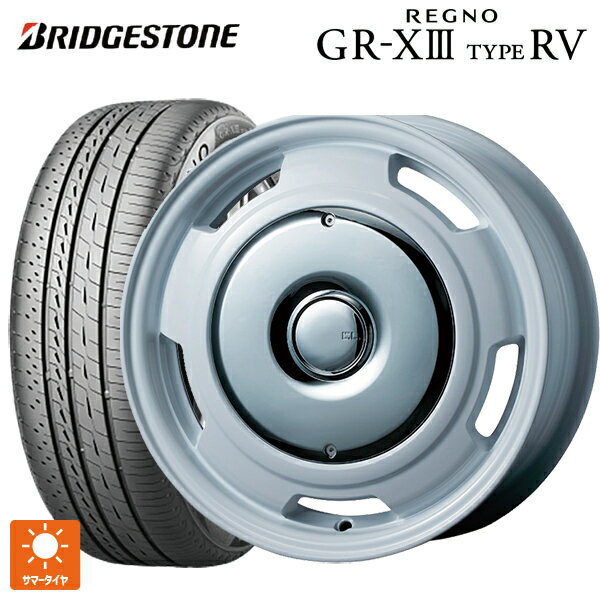 シトロエン ベルランゴ()用 215/65R16 98H ブリヂストン レグノ GR-X3 タイプ RV 正規品 # ティーエーエス コレクティブライン ラテ ホワイト/クローム 新品サマータイヤホイール 4本セット