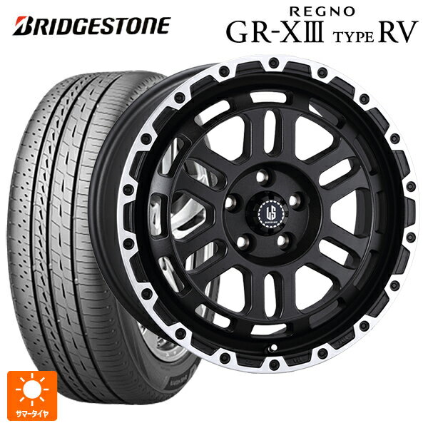 【6/22 20時〜 全品P5倍＆クーポン】195/60R16 89H ブリヂストン レグノ GR-X3 タイプ RV 正規品 # 阿部商会 ラ・ストラーダ ディスカバー WBRP 16-7J 国産車用 サマータイヤホイール4本セット