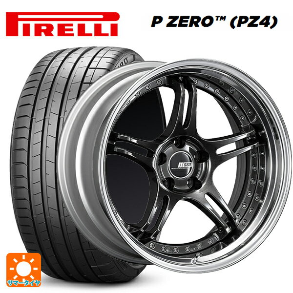 【6/22 20時〜 全品P5倍＆クーポン】245/40R18 97Y XL ピレリ P-ZERO (PZ4) 正規品 タナベ SSR プロフェッサー SPX プリズムダークガンメタ 18-8J 国産車用 サマータイヤホイール4本セット