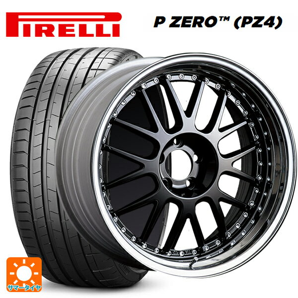 255/45R20 105V XL ピレリ P-ZERO (PZ4) タナベ SSR プロフェッサー MS1 ブラック 20-8J 国産車用 サマータイヤホイール4本セット