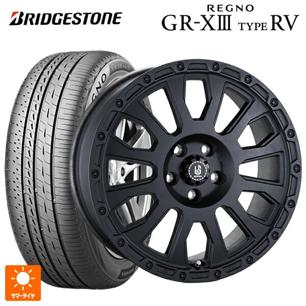 【6/11 1:59迄 全品ポイント5倍】235/55R18 104V XL ブリヂストン レグノ GR-X3 タイプ RV 正規品 # 阿部商会 ラ・ストラーダ アベンチュラ WB 18-8J 国産車用 サマータイヤホイール4本セット