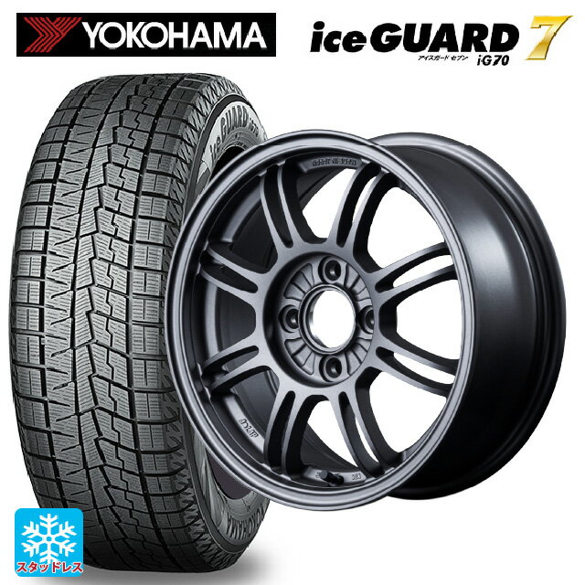 185/70R14 88Q ヨコハマ アイスガード7(IG70) レイズ A LAP(エーラップ) MF 14-6J 国産車用 スタッドレスタイヤホイール4本セット