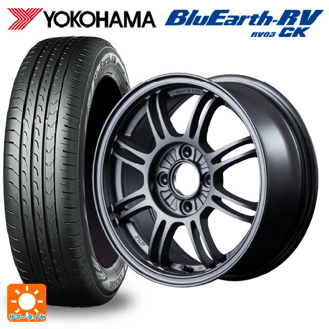 【6/22 20時〜 全品P5倍＆クーポン】165/65R14 79S ヨコハマ ブルーアース RV03CK # レイズ A LAP(エーラップ) MF 14-6J 国産車用 サマータイヤホイール4本セット