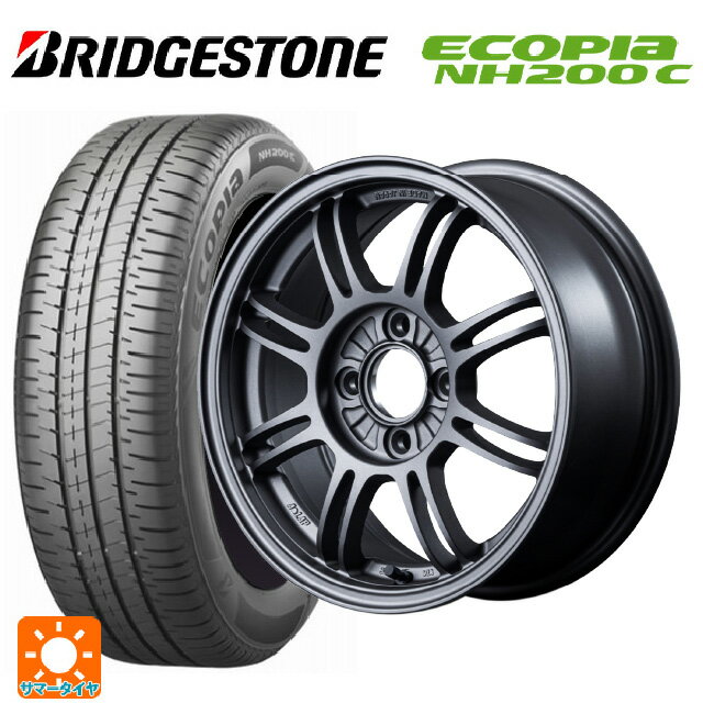 【6/15〜16限定 全品P5倍＆クーポン】165/65R14 79S ブリヂストン エコピア NH200C 正規品 レイズ A LAP(エーラップ) MF 14-6J 国産車用 サマータイヤホイール4本セット