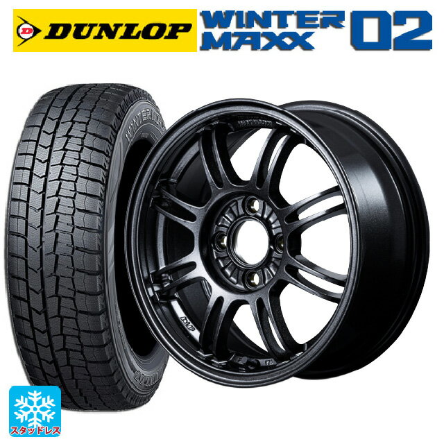 【6/15〜16限定 全品P5倍＆クーポン】165/65R14 79Q ダンロップ ウィンターマックス 02(WM02) レイズ A LAP(エーラップ) 6XZ 14-6J 国産車用 スタッドレスタイヤホイール4本セット