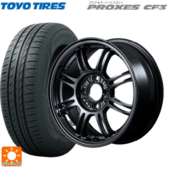 【6/11 1:59迄 全品ポイント5倍】175/65R14 82H トーヨー プロクセス CF3 レイズ A LAP(エーラップ) 6XZ 14-6J 国産車用 サマータイヤホイール4本セット