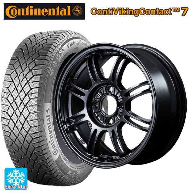 【6/22 20時〜 全品P5倍＆クーポン】175/65R14 86T XL コンチネンタル コンチバイキングコンタクト7 正規品 レイズ A LAP(エーラップ) 6XZ 14-6J 国産車用 スタッドレスタイヤホイール4本セット