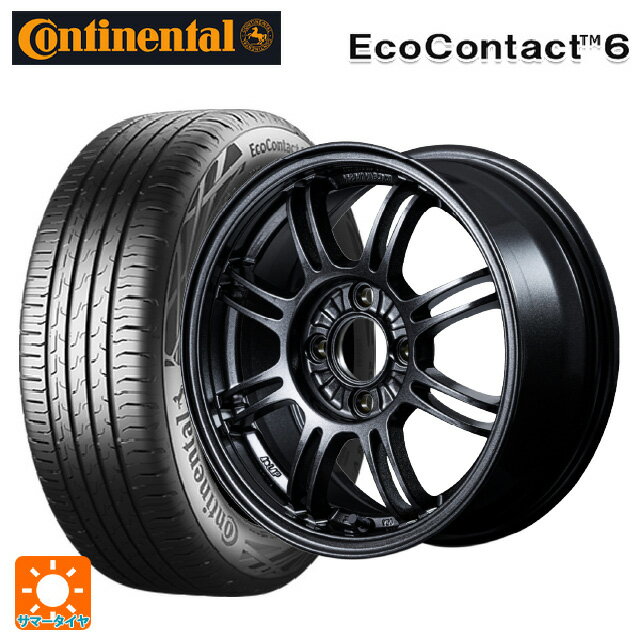 【6/11 1:59迄 全品ポイント5倍】165/70R14 85T XL コンチネンタル エココンタクト 6 正規品 レイズ A LAP(エーラップ) 6XZ 14-6J 国産車用 サマータイヤホイール4本セット