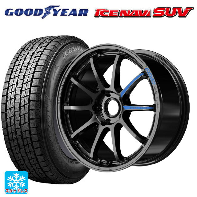 2025年製 225/60R18 100Q グッドイヤー アイスナビ SUV # レイズ グラムライツ 57NR スペック M GX 18-7.5J 国産車用 スタッドレスタイヤホイール4本セット