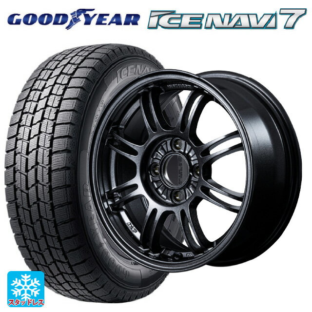 【6/15〜16限定 全品P5倍＆クーポン】185/70R14 88Q グッドイヤー アイスナビ7(数量限定) レイズ A LAP(エーラップ) 6XZ 14-6J 国産車用 スタッドレスタイヤホイール4本セット