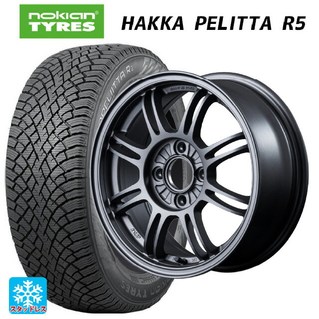 【6/22 20時〜 全品P5倍＆クーポン】175/65R14 82R ノキアン ハッカペリッタR5 レイズ A LAP(エーラップ) MF 14-6J 国産車用 スタッドレスタイヤホイール4本セット