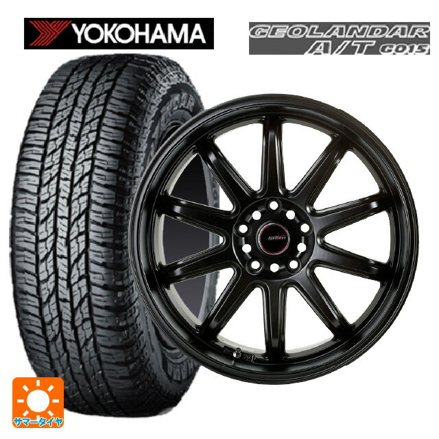 ホンダ ZR-V(RZ4)用 225/60R17 99H ヨコハマ ジオランダー A/T G015 ブラックレター 正規品 ゴジゲン マットブラック 新品サマータイヤホイール 4本セット