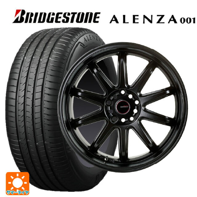 ホンダ ZR-V(RZ4)用 225/55R18 98V ブリヂストン アレンザ001 正規品 ゴジゲン マットブラック 新品サマータイヤホイール 4本セット
