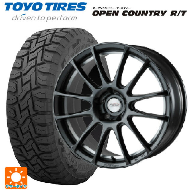 スバル フォレスター(SL系)用 225/55R18 98Q トーヨー オープンカントリー RT ブラックレター ゴジゲン マットガンメタ 新品サマータイヤホイール 4本セット