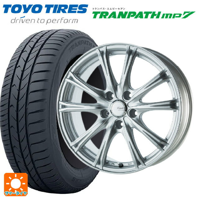 【6/22 20時〜 全品P5倍＆クーポン】215/60R16 95H トーヨー トランパス MP7 ゴジゲン メタリックシルバー 16-6.5J 国産車用 サマータイヤホイール4本セット
