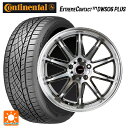 【8/15限定 最大3万円OFFクーポン】トヨタ GRカローラ(4BA-GZEA14H)用 235/40R18 95Y XL コンチネンタル エクストリームコンタクト DWS06プラス 正規品 ゴジゲン ブラックポリッシュ 新品サマータイヤホイール 4本セット(2)