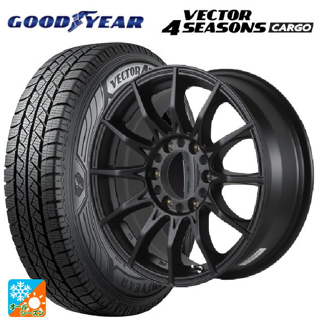 ハイエース200 オールシーズンタイヤ ホイール4本セット 215/55R18 グリップマックス シュアグリップ オールシーズン(限定) エセックス EL-18 18インチ 新品ハイエース200系 オールシーズンタイヤ ホイール4本セット 195