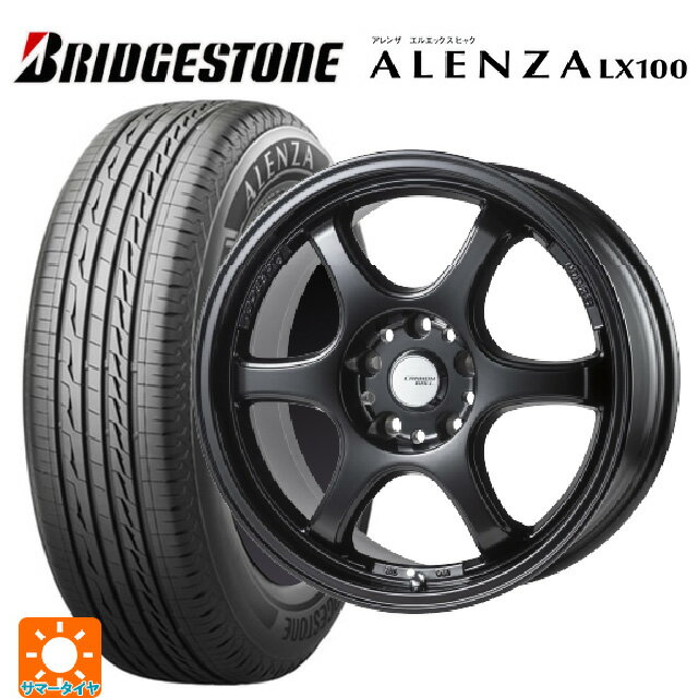 ホンダ ZR-V(RZ4)用 225/55R18 98V ブリヂストン アレンザLX100 正規品 ゴジゲン セミグロスブラック 新品サマータイヤホイール 4本セット