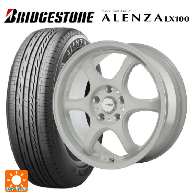ミツビシ アウトランダーPHEV(5LA GNOW)用 2025年製 235/60R18 103H ブリヂストン アレンザLX100 正規品 ゴジゲン ホワイト 新品サマータイヤホイール 4本セット