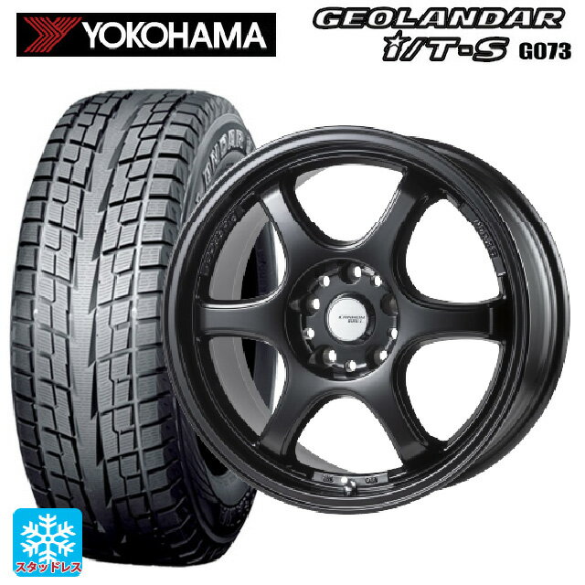 ホンダ ZR-V(RZ4)用 215/60R17 96Q ヨコハマ ジオランダー ITS G073 正規品 ゴジゲン セミグロスブラック 新品スタッドレスタイヤホイール 4本セット