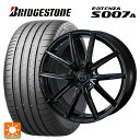 【5/3〜5/6 最大3万円OFFクーポン】225/40R19 93Y XL ブリヂストン ポテンザ S007A 正規品 ウェッズ レオニス ナヴィア08 PBK 19-7.5J 国産車用 サマータイヤホイール4本セット(2)