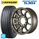 スズキ ジムニーノマド(JC74W)用 225/70R16 103Q ダンロップ ウィンターマックス SJ8+ # ゴジゲン マットブロンズ 新品スタッドレスタイヤホイール 4本セット